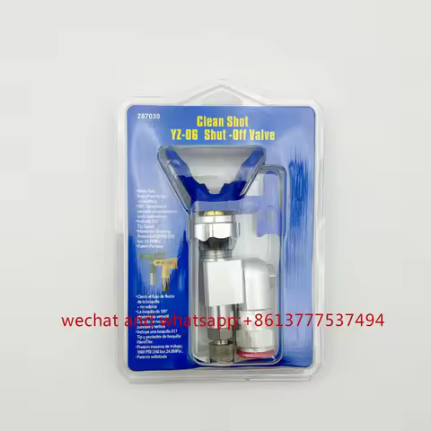 CleanShot Valve Set With Tip Shut-off Value 287030 Airless Spray Adapter Joint For Wagner Titan Spra