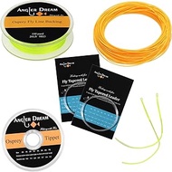 ANGLER DREAM AnglerDream WF Fly Fishing Line Kit 1 2 3 4 5 6 7 8 9WT Fly Fishing Line Leader Braided