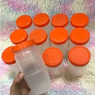 12PCS SET PLASTIC PEANUT BUTTER JAR SAUCE BOTTLE / ATCHARA CONTAINER