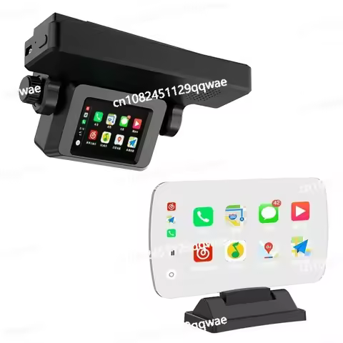H10 HUD Universal Head-up Display Wireless CarPlay Auto Navigation & TPMS HD Smartphone Screen Proje
