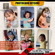 Photocard Ritsuki Contents 50pcs (Free Sticker And Inner (5pcs Series) Unofficial/Fanmade | Limited 