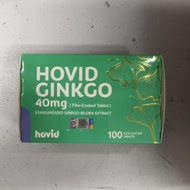 (NEW PACKING) HOVID GINKGO 40MG e:9/28 Hovid Ginkgo 40mg (100s)