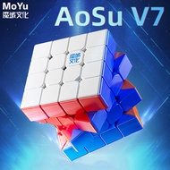 MOYU AOSU V7 Magnetic Magic Cube 4x4x4 4x4 Professional Speed Puzzle Children's Toy 4×4 Speedcube Cu