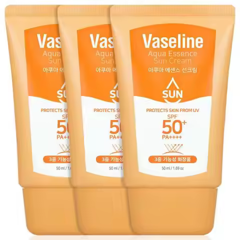 Vaseline Essence Sunscreen SPF50+ PA++++ 50ml x 3ea