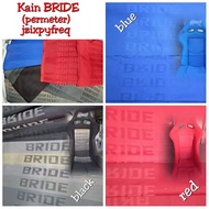 Seat Cover Cushion sofa Fabric Bride Recaro kain balut sport seat red blue black colour