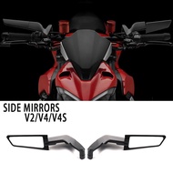 For Ducati Streetfighter V4 S V4S STREETFIGHTER V2 Motorcycle Accessories Side-Mirror Wind Wing Side Rearview Reversing Mirror