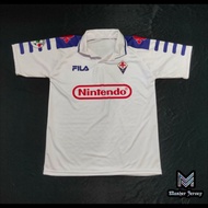 TERLARIS!!! Jersey Fiorentina Retro 1999 2000 Away Full Printing Custom