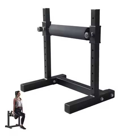 Single Leg Squat Roller, Adjustable height Leg Squat Stand, Bulgarian Split Squat Stand for Home Gym