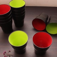 [3 & 6 Pcs] Japanese Plastic Ramen Drinking Glasses Japanese Plastic Cups Ling Ling
