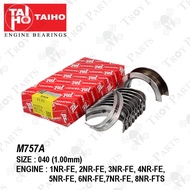 Original Taiho Main Bearing for Perodua Myvi New D20N 2018- Bezza 1.3 D63D 1NR-VE Aruz 1.5 D38L 2NR-