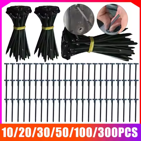 10/30/50/100/300PCS Nylon Universal Cable Tie Buckle Pin & Button Zip Tie Self-Locking Fastening Str
