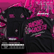 🥽  T-shirt Racing Society Carburetor T-shirt- Distro t-shirt with the word Racing Society Carburetor