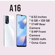 FREE TV Apps) OPPO A16 6.52 inch" 4G (6gb+128gb) ORIGINAL
