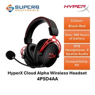 HYPERX Cloud Alpha Wireless – DTS - Gaming Headset  [4P5D4AA]