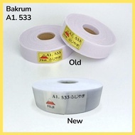 Bakrum A1. 533 (1inci)/ pengeras pinggang 1 inci/ pinggang kain 1inci/ double sided gam/ pengeras pi