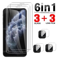 【cw】 6IN1 Tempered Glass Lens For Apple iPhone 11Pro Max 11Pro 11 6.5 quot; Screen Protector Camera Protective Film On The For Glass A2218