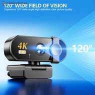 Wishlistforyou 4K HD USB Plug PlayWebcam for Laptop & Desktop Auto-Focus Streaming Camera for Online