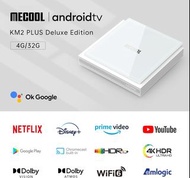 新莊Android MECOOL KM2 Plus 豪華版智慧電視盒 Netflix 認證 google助理wifi6
