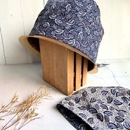 葉子雙面頭巾帽 工作帽 料理帽 手術帽 化療帽 純棉布製作