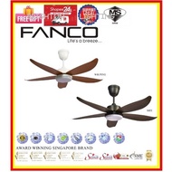 FANCO CAMELIA - CAMELIA F855-5 (52") WITH DC Motor AND 5 Blades Ceiling Fan