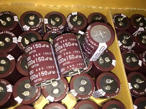 2024 NEW 150uF 500V NIPPON NCC KMH Series 30x40mm Super Downsized 500V150uF Aluminum Electrolytic Ca