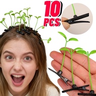 INS Cute Sprout Grass Hair Clip Women's Plant Bean Hairpin Dress-up Photo Barrettes Hair Accessories