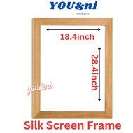 Wooden Silk Screen Frame /Wood Printing Frame Fabric (Frame only)18"x24",18"x24"