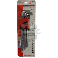JETECH Allen Key *Extra Long* 9pcs MM size Ball point