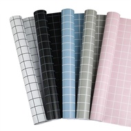 10M roll of CARO wallpaper in many colors, 45cm wide, waterproof and easy to self-adhesive