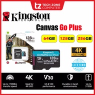 Kingston Canvas Go Plus Micro SD Card SDCG4 (64GB/128GB/256GB/512GB) Class10 UHS-I U3 V30 A2