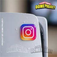 IG ICON STICKER FLEXIBLE WATERPROOF RESIN EMBLEM