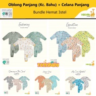 [TOMS] [3-piece Economical Bundle] VELVET JUNIOR Long Oblong + Long Pants BOY / GIRL Wholesale Lates