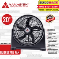BUILDMATE Hanabishi Electric Ground Floor Fan Hurricane Fan 20" Inch Electric Fan Heavy Duty HHURRIC