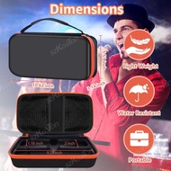 Portable Storage Bag Wireless Microphone Carrying Case Compatible with JBL Wireless Two Microphone S