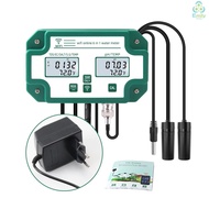 6 in 1 Water Quality Tester Tuya WiFi Multi-Parameter Water Quality Monitor Digital PH/Total Dissolved Solids/EC/S.G/Salt/Temp Meter for Aquarium Aquaculture Swimm[19][New Arrival]