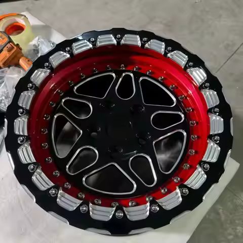 15X10 Luxury Deep Concave 2 Piece Beadlock Forged Wheels 5x120 5x130 Forged Alloy Drag Racing Car Wh