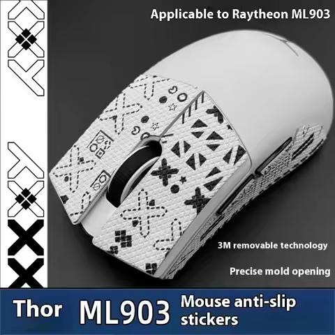 1 Set Mouse Anti Slip Sticker For ThundeRobot ML903 Non-Slip Anti Sweat Tape Stickers ICE Mouse Skat