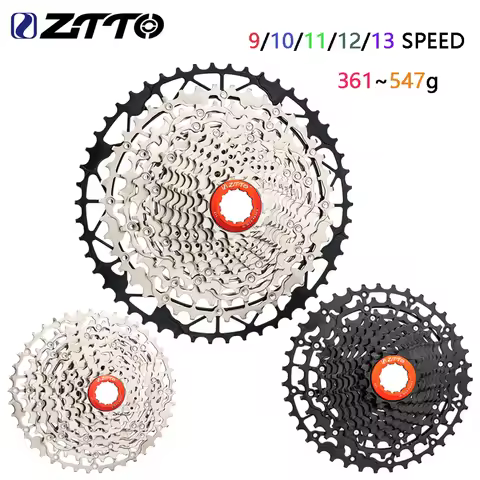 ZTTO 9S 10 11 12 13 Speed UltraLight Cassette For MTB Road Bike 11-39/40/42/45/46/48/50T 12V 11-52T 