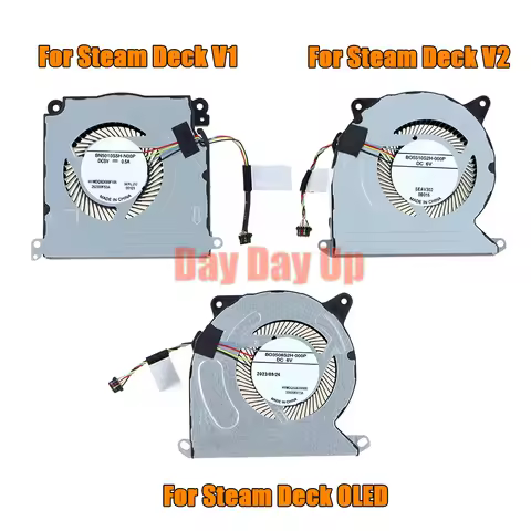1PCS For SteamDeck OLED CPU Cooling Fan For Steam Deck V1 Cooler Replacement for SteamDeck V2 Fan Re