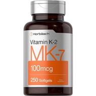 พร้อมส่ง Horbaach Vitamin K2 MK7 100 mcg 250 Capsules