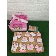 Royal Icing Cookies 收涎饼（4months baby anti drooling celebration收诞饼)
