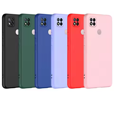 Luxury Original Phone Case for Xiaomi Redmi 9C NFC Soft Liquid Silicone Fundas Redmi9C Redmi 9 C Cam