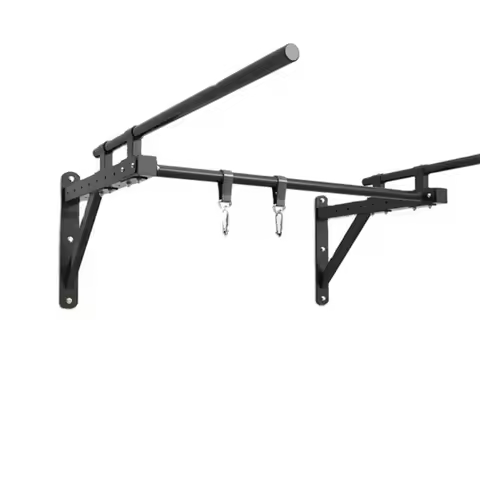 Heavy-Duty Wall Mounted Pull up Bar Multi-Grip Gymnastics Horizontal Bar