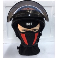 Thailand M1 Mororcycle Full Face Cover / Head Support With Filter Mask