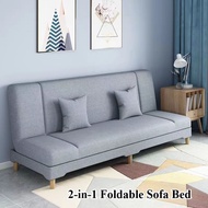 Convertible Folding Sofa Bed - 2-in-1 Fabric Sofa To Bed, Multiple Sizes L50/100/150/200cm, Simple S