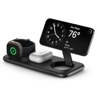 Satechi 2in1 / 3in1 Qi2 Foldable / 3in1 Qi2 Trio wireless charging dock - Genuine product