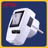 Loyal Plug Loyal Plug + Light Switch LY-929 LY 929 LY929 SNI