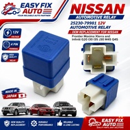nissan relay 4pin 12v frontier cefiro sylphy xtrail teana 25230-79981 infiniti