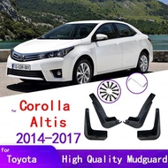 Car Mud Flaps for Toyota Corolla Altis E170 2014-2017 Mudguards Splash Guards Fender Mudflaps Access