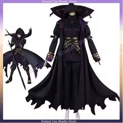 Kagenou Cid Cosplay Costume Anime The Eminence In Shadow Minoru Kageno Black Uniform Shadow Garden S